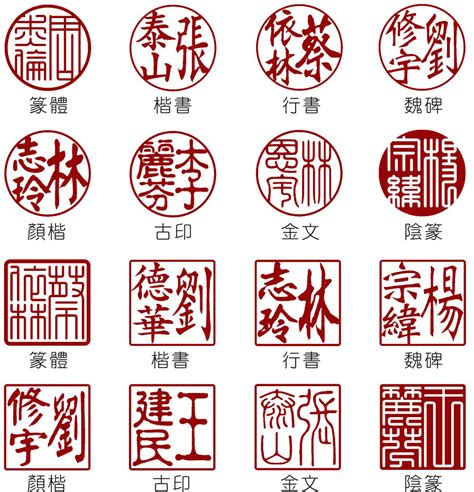 屬金 工作 刻印章字體